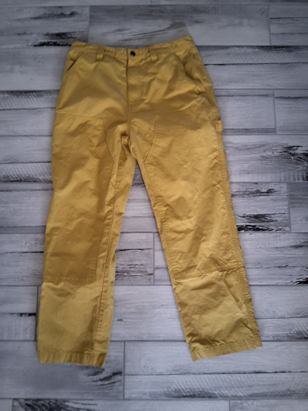 Stussy Men's Mustard Yellow Cargo Pants